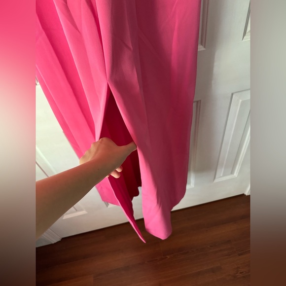 ANTONIO MELANI Vibrant Pink Maxi Dress/wedding guest/ prom dress - Picture 7 of 8